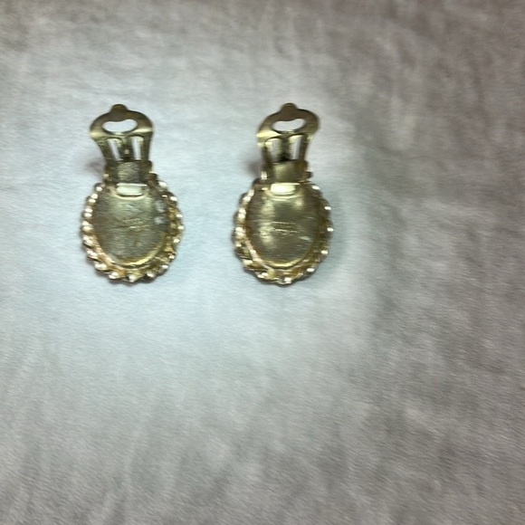 Vintage: Micro Mosaic Clip on Earrings- made in Italy - Picture 3 of 12